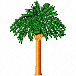 Trees Embroidery Design 1